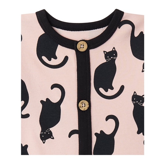 Baby Girl Cat Romper - Picture 2 of 8